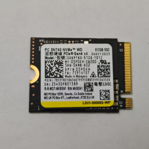 WD SN740 NVMe PCIe Gen4 512GB M.2 2230 SSD High Performance 98% Health
